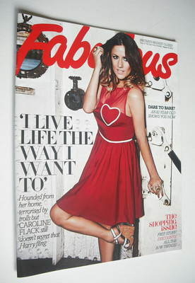 Fabulous magazine - Caroline Flack cover (19 August 2012)