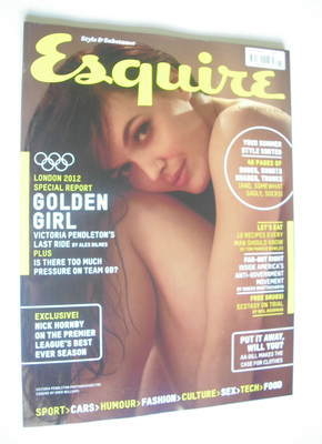 Esquire magazine - Victoria Pendleton cover (August 2012)