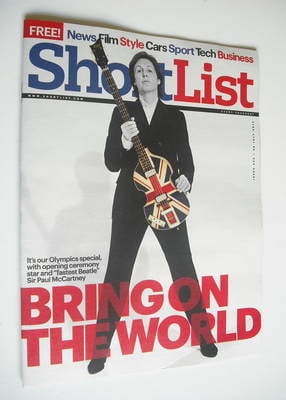 ShortList magazine - Paul McCartney cover (26 July 2012)