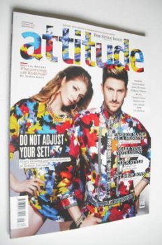 Attitude magazine - Nicola Roberts & Henry Holland cover (September 2012 - Issue 222)
