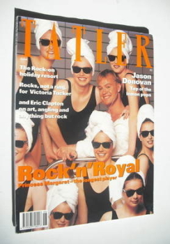 Tatler magazine - June 1992 - Jason Donovan and Ladies cover