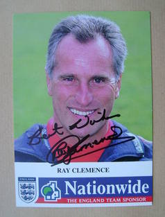 Ray Clemence autograph