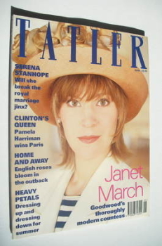 Tatler magazine - June 1993 - Janet March cover