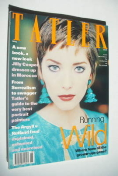 Tatler magazine - May 1993 - Lucie de la Falaise cover