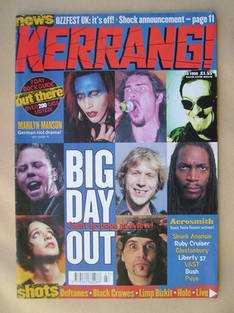 Kerrang magazine - Big Day Out cover (10 July 1999 - Issue 758)
