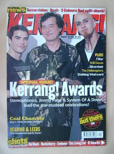 Kerrang magazine - Kerrang! Awards cover (28 August 1999 - Issue 765)