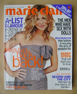 <!--2006-05-->British Marie Claire magazine - May 2006 - Meg Ryan cover