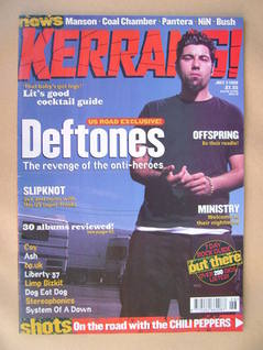 Kerrang magazine - Chino Moreno cover (3 July 1999 - Issue 757)