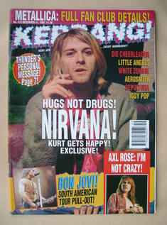 <!--1993-12-11-->Kerrang magazine - Kurt Cobain cover (11 December 1993 - I