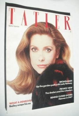 <!--1981-09-->Tatler magazine - September 1981 - Catherine Deneuve cover
