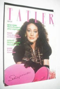 Tatler magazine - April 1981 - Marisa Berenson cover