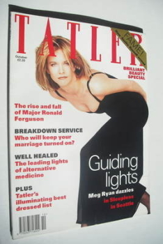 Tatler magazine - October 1993 - Meg Ryan cover