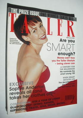 Tatler magazine - February 1999 - Catherine McCormack cover