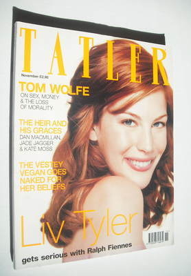 Tatler magazine - November 1999 - Liv Tyler cover