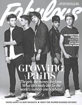 Fabulous magazine - One Direction cover (30 September 2012)