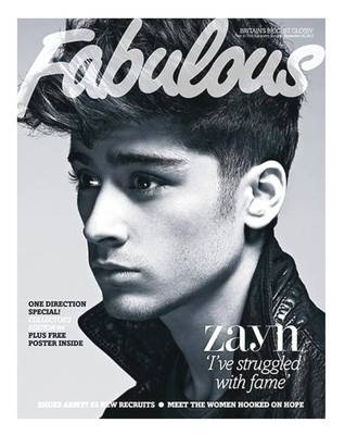 Fabulous magazine - Zayn Malik cover (30 September 2012)