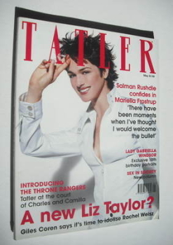 Tatler magazine - May 1999 - Rachel Weisz cover