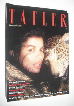 Tatler magazine - October 1980 - Bianca Jagger cover