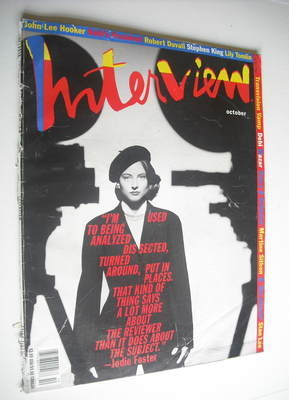 <!--1991-10-->Interview magazine - October 1991 - Jodie Foster cover