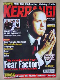 Kerrang magazine - Burton C Bell cover (30 October 1999 - Issue 774)