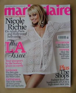 <!--2007-08-->British Marie Claire magazine - August 2007 - Nicole Richie c