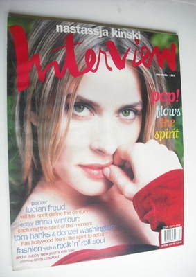 <!--1993-12-->Interview magazine - December 1993 - Nastassja Kinski cover