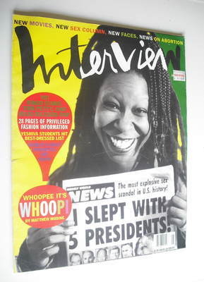 <!--1992-06-->Interview magazine - June 1992 - Whoopi Goldberg cover