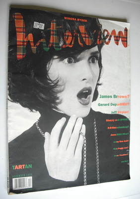 Interview magazine - December 1990 - Winona Ryder cover