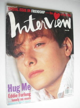 Interview magazine - February 1995 - Eddie Furlong cover