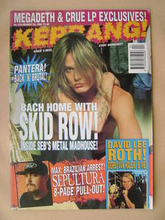 <!--1994-01-29-->Kerrang magazine - Sebastian Bach cover (29 January 1994 -