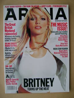 Arena magazine - April 2002 - Britney Spears cover
