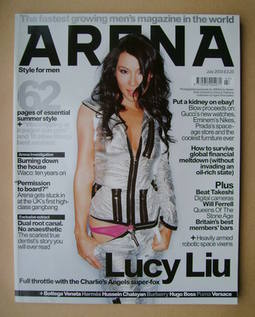 <!--2003-07-->Arena magazine - July 2003 - Lucy Liu cover