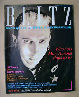 <!--1985-09-->Blitz magazine - September 1985 - Marc Almond cover