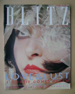<!--1985-11-->Blitz magazine - November 1985 - Siouxsie Sioux cover