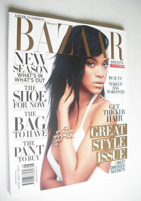 <!--2012-08-->Harper's Bazaar magazine - August 2012 - Rihanna cover