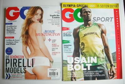 <!--2012-08-->German GQ magazine - August 2012 - Rosie Huntington-Whiteley 