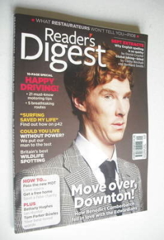 Reader's Digest magazine - Benedict Cumberbatch cover (September 2012)