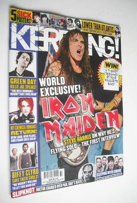 Kerrang magazine - Iron Maiden cover (15 September 2012 - Issue 1432)