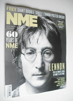 NME magazine - John Lennon cover (22 September 2012)