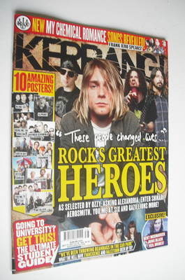 Kerrang magazine - Kurt Cobain cover (22 September 2012 - Issue 1433)