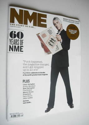NME magazine - Paul Weller cover (29 September 2012)