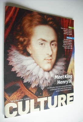 <!--2012-09-30-->Culture magazine - Meet King Henry IX cover (30 September 