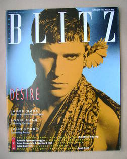 <!--1986-03-->Blitz magazine - March 1986 - David Convy cover