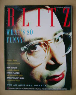 <!--1987-11-->Blitz magazine - November 1987 - Ben Elton cover