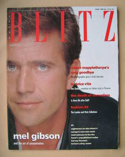 Blitz magazine - May 1989 - Mel Gibson cover