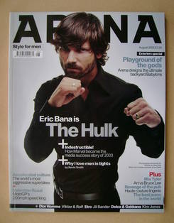 Arena magazine - August 2003 - Eric Bana cover