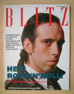 <!--1988-07-->Blitz magazine - July 1988 - Mick Jones cover