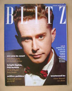 Blitz magazine - August 1988 - Holly Johnson cover (No. 68)