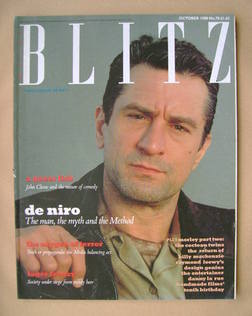 Blitz magazine - October 1988 - Robert De Niro cover (No. 70)