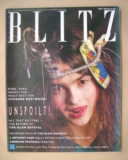 <!--1986-05-->Blitz magazine - May 1986 - Helena Bonham Carter cover (No. 4